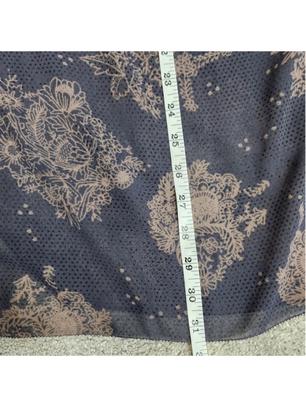 Gentle Fawn Sheer Long Sleeve Dress Size S Baggy Oversized Whimsigoth Dark Fairy - Picture 12 of 15